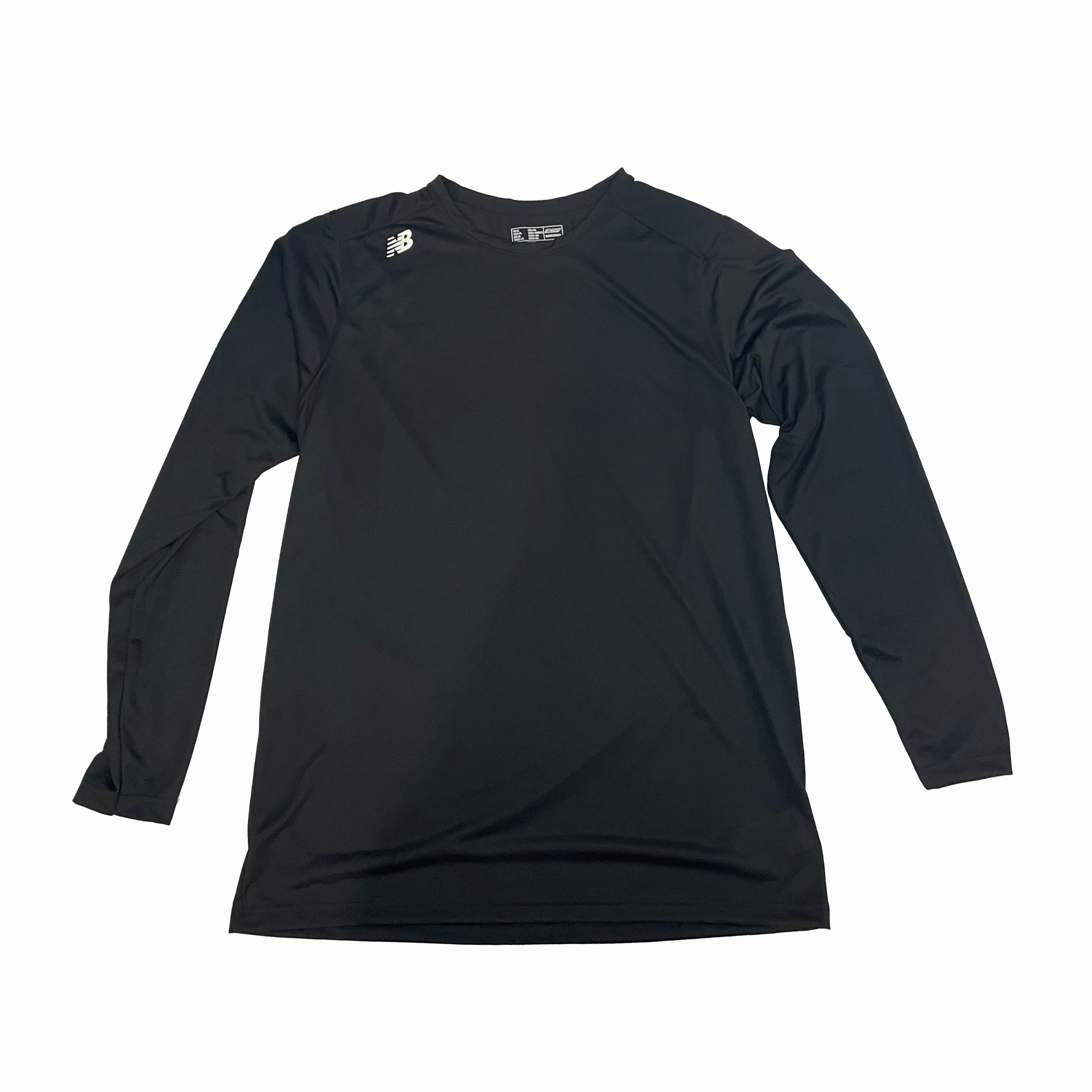 New Balance - T-shirt technique à manches longues (noir)